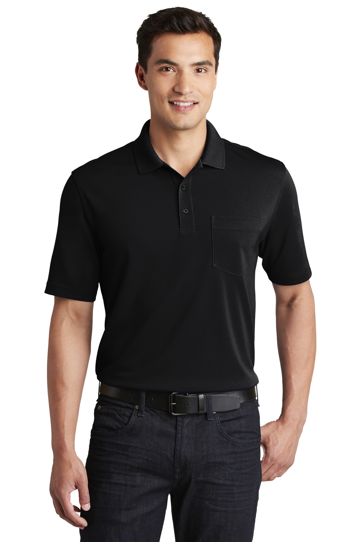 Port Authority Dry Zone UV Micro-Mesh Pocket Polo....