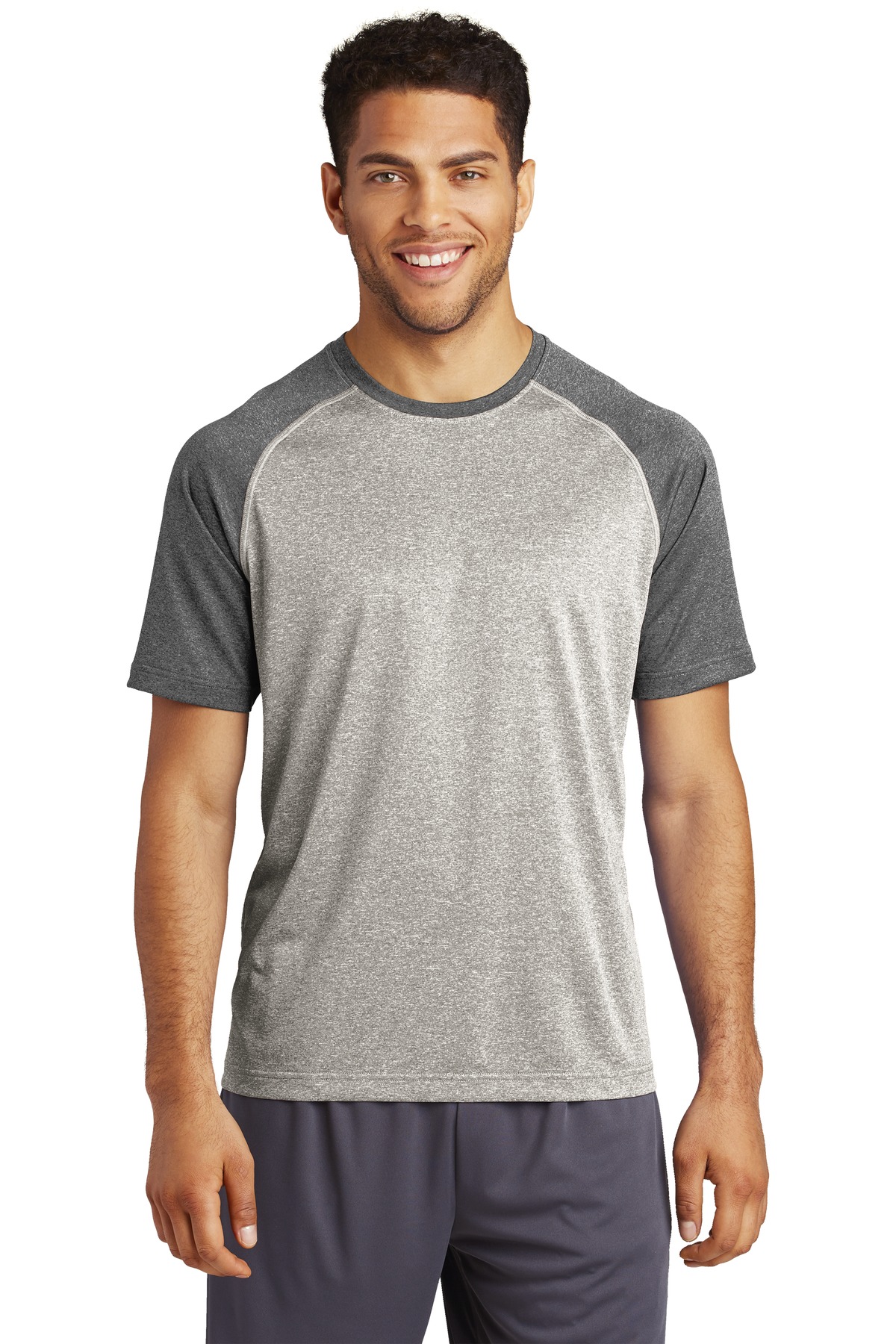 Sport-Tek Heather-On-Heather Contender Tee. ST362