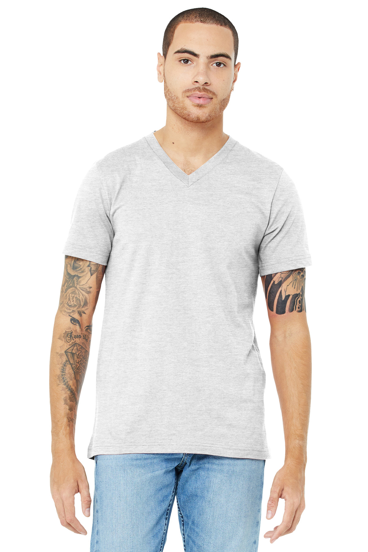 BELLA+CANVAS Unisex Jersey Short Sleeve V-Neck Tee....