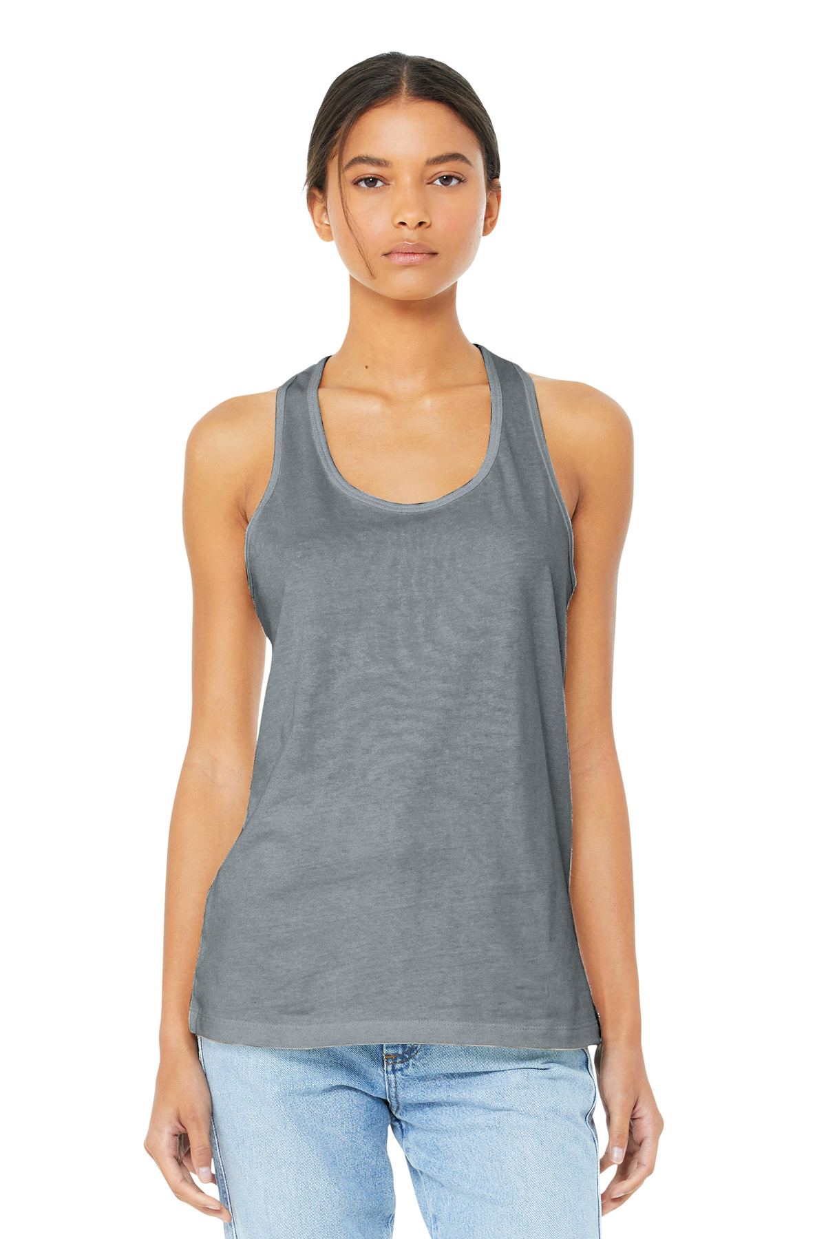 BELLA+CANVAS Women's Jersey Racerback Tank. BC6008