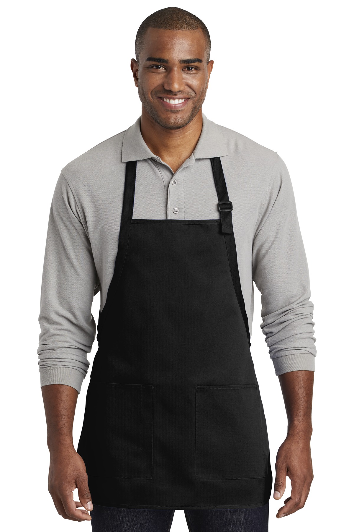 Port Authority Medium-Length Two-Pocket Bib Apron....