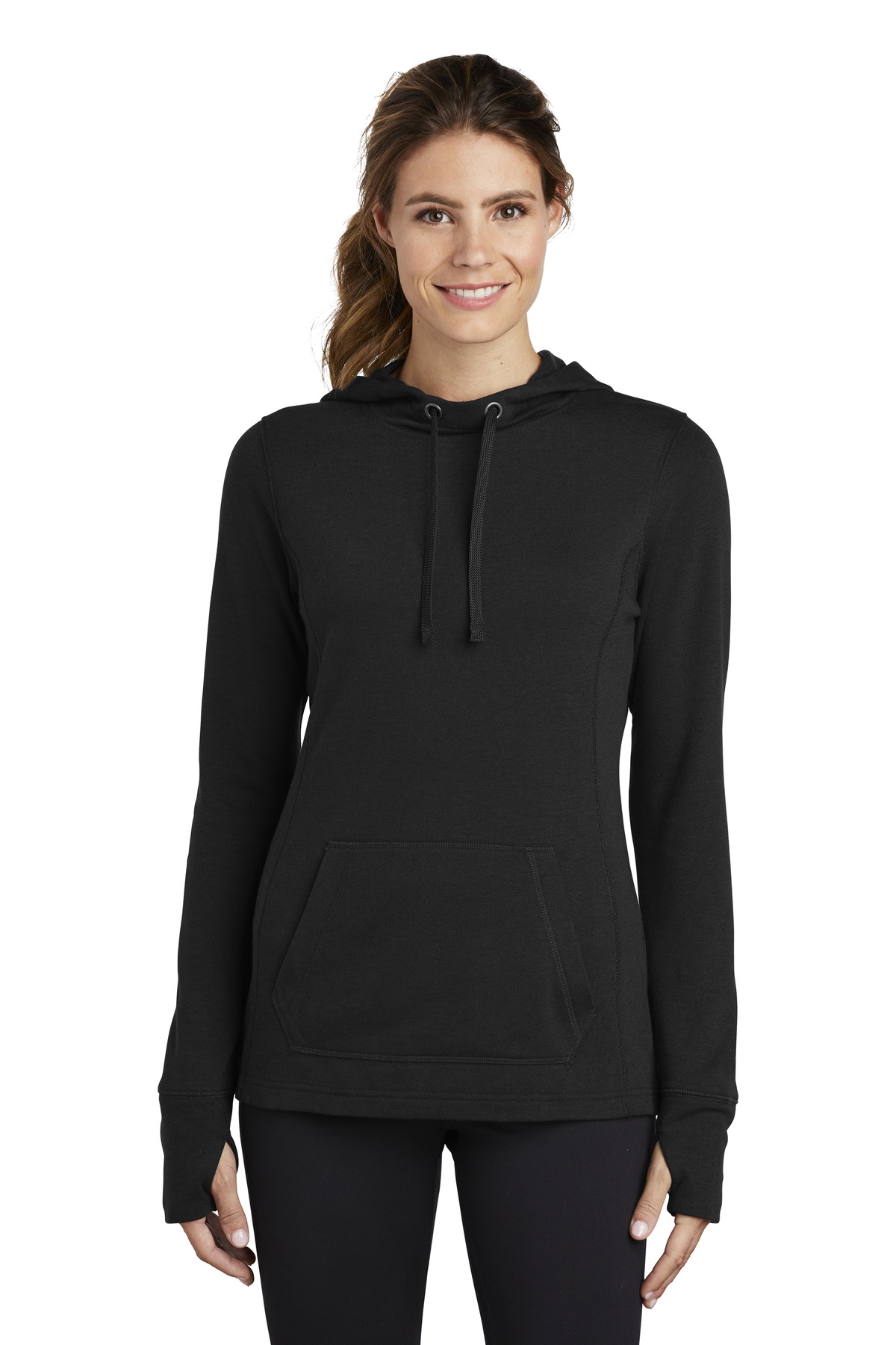 Sport-Tek Ladies PosiCharge Tri-Blend Wicking Fleece...