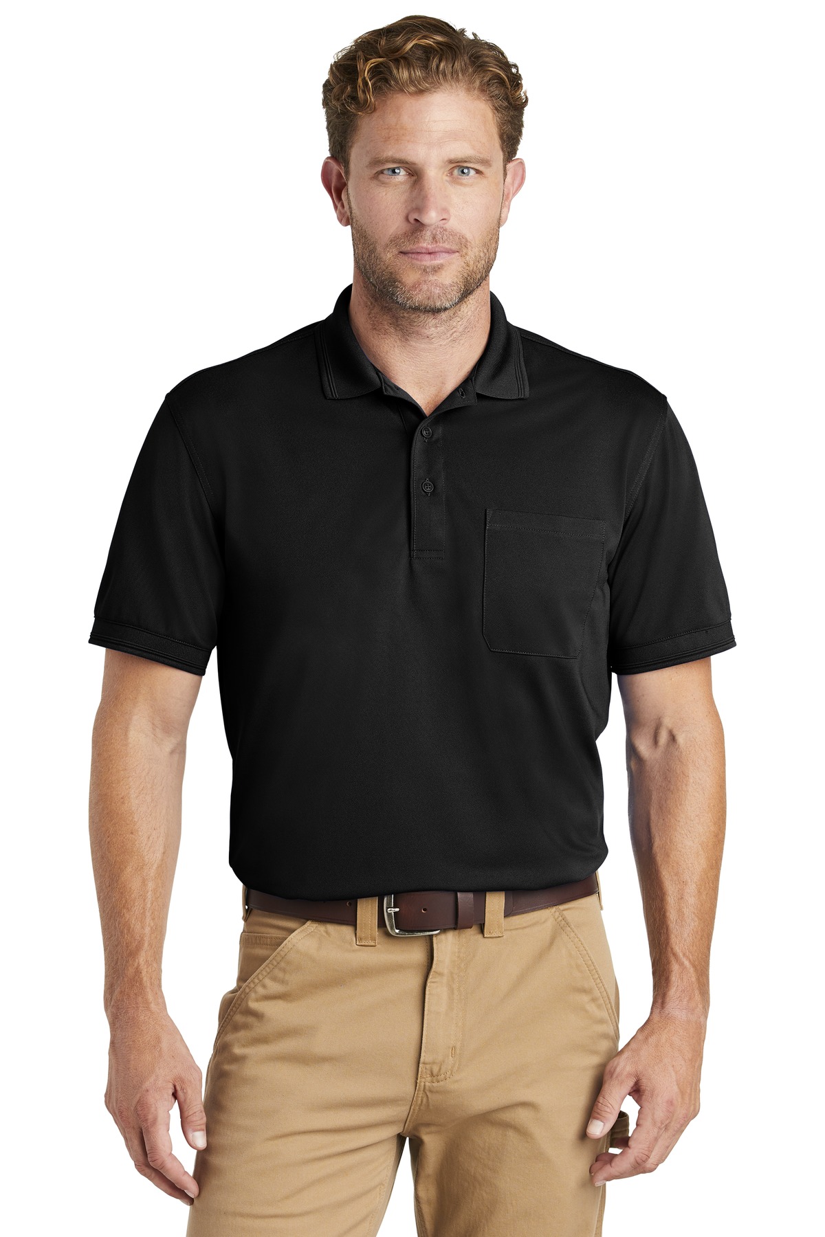 CornerStone Industrial Snag-Proof Pique Pocket Polo....