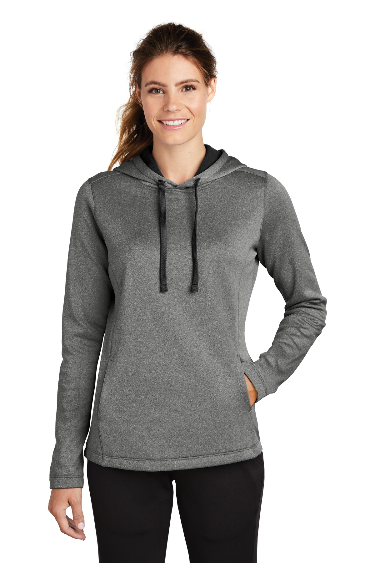 Sport-Tek Ladies PosiCharge Sport-Wick Heather Fleece...