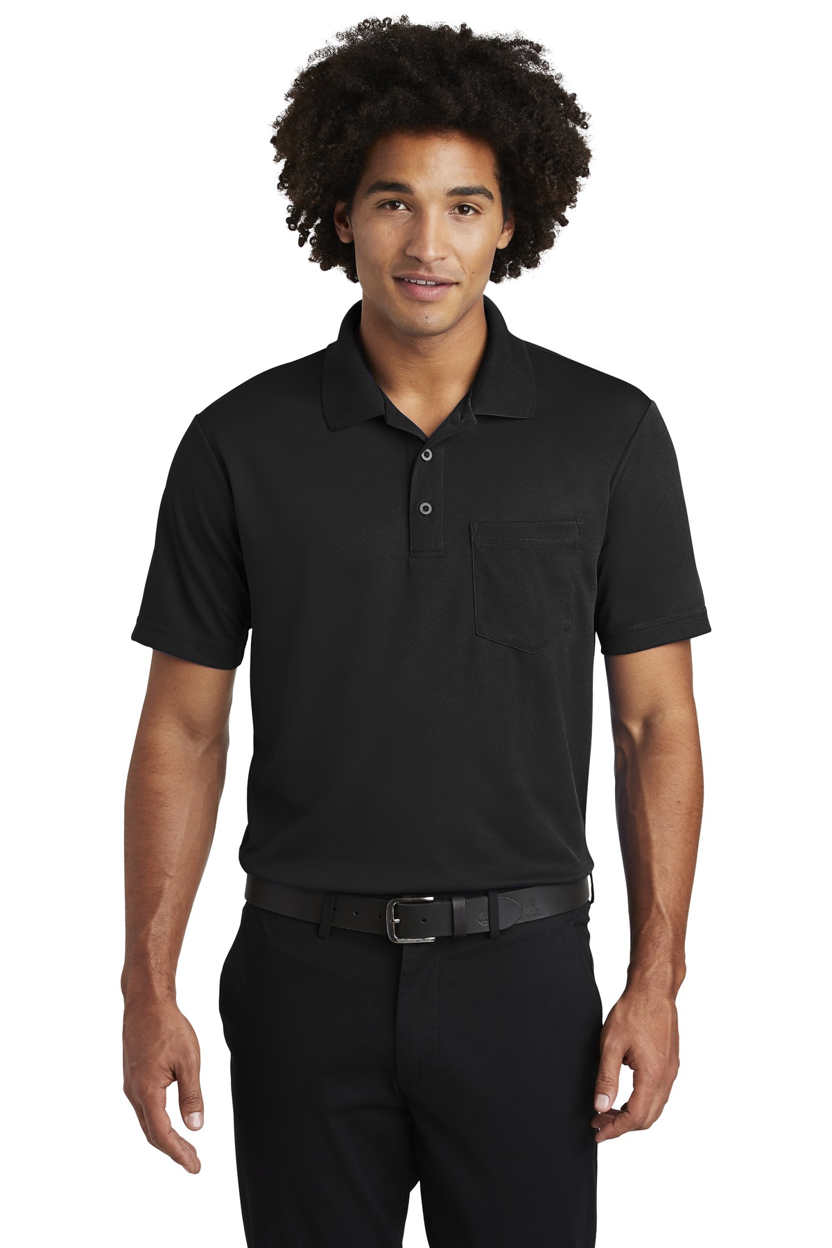 Sport-Tek PosiCharge RacerMesh Pocket Polo. ST640P