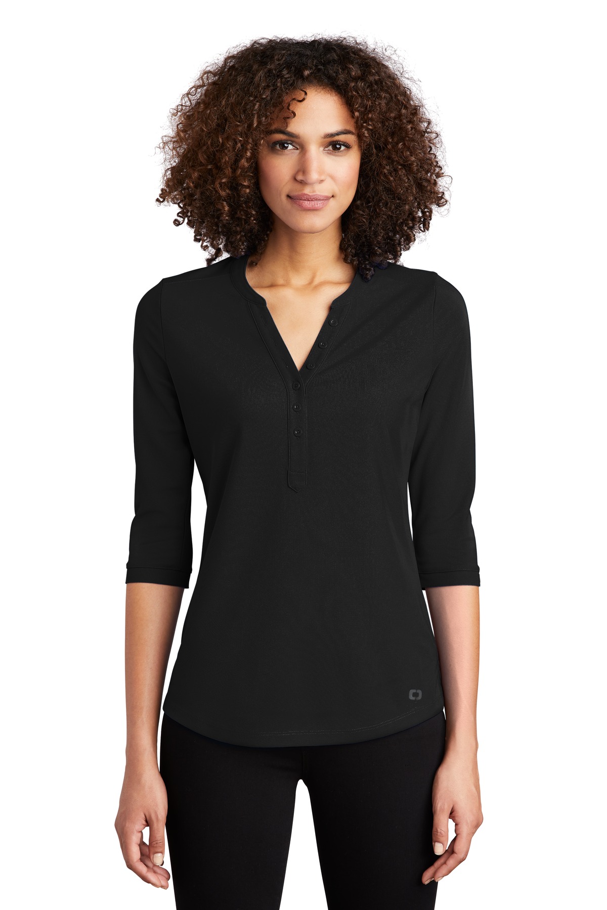 OGIO Ladies Jewel Henley LOG104