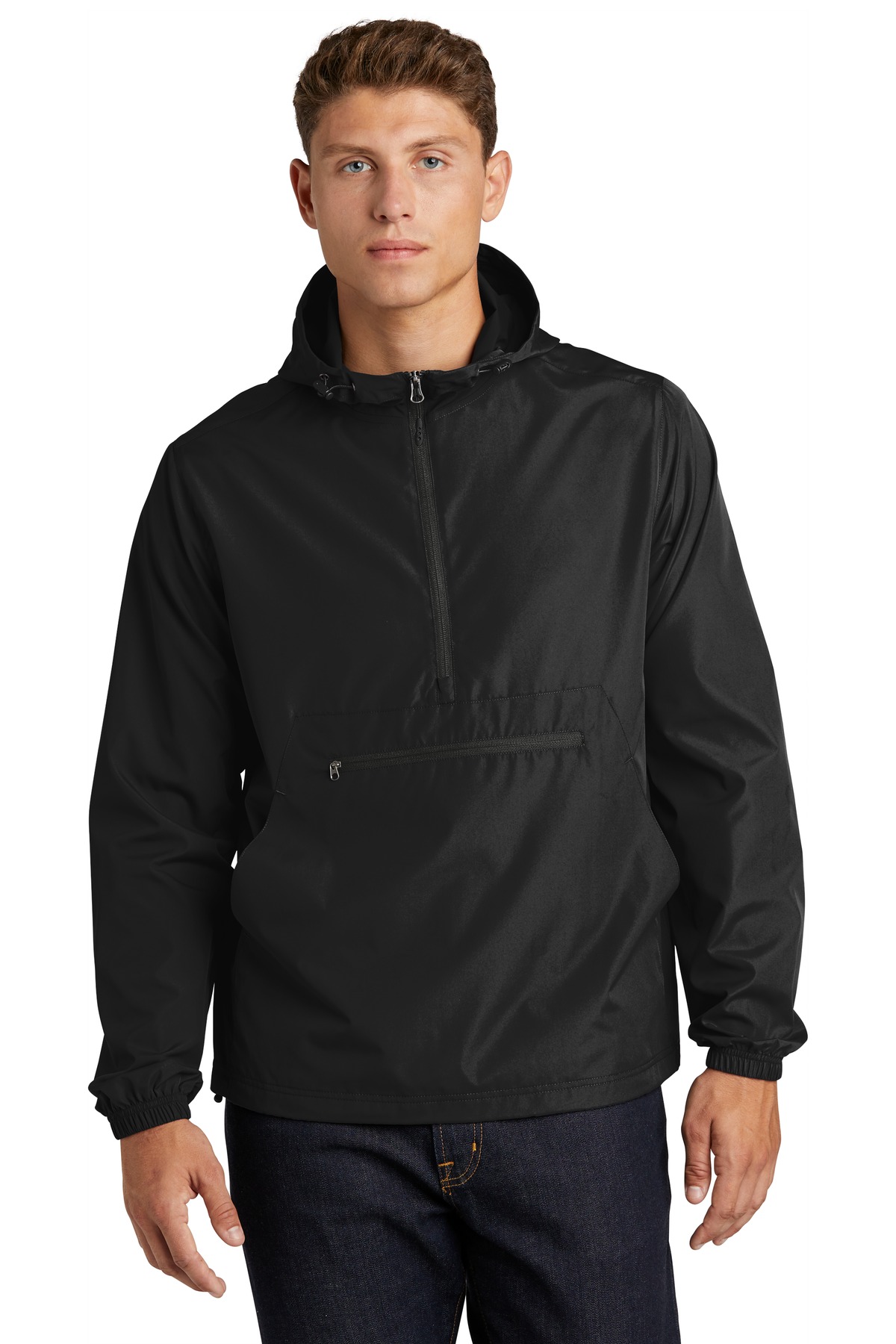 Sport-Tek Packable Anorak. JST66