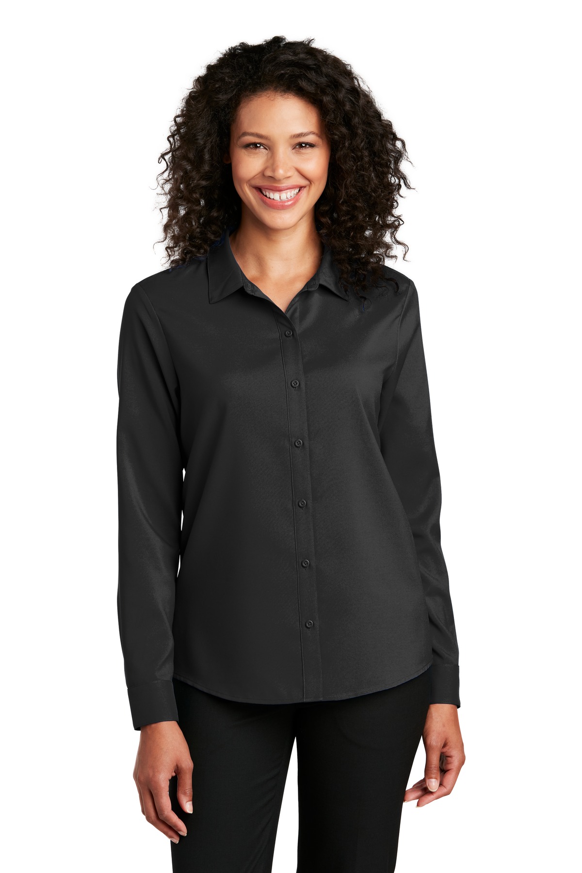 Port Authority Ladies Long Sleeve Performance Staff...