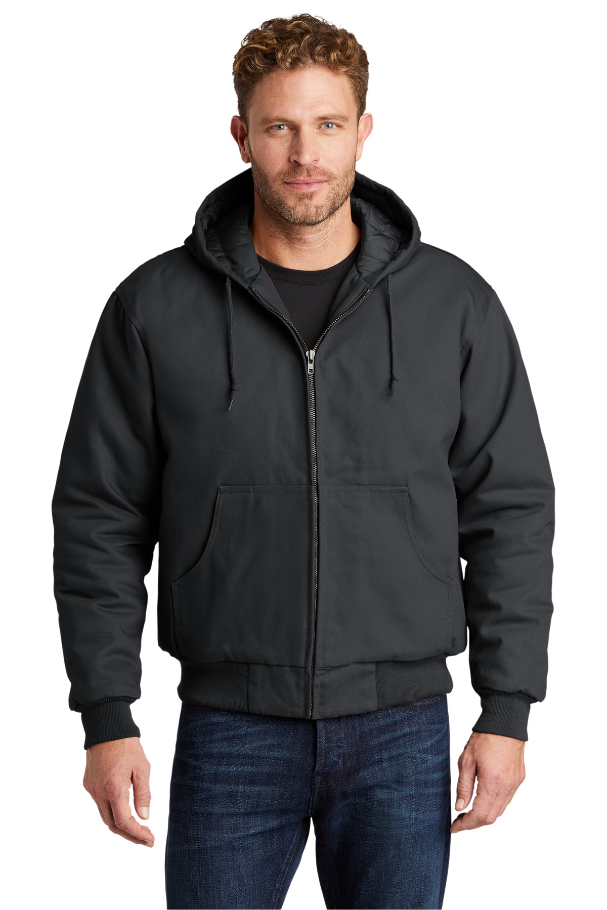 CornerStone - Duck Cloth Hooded Work Jacket. J763H