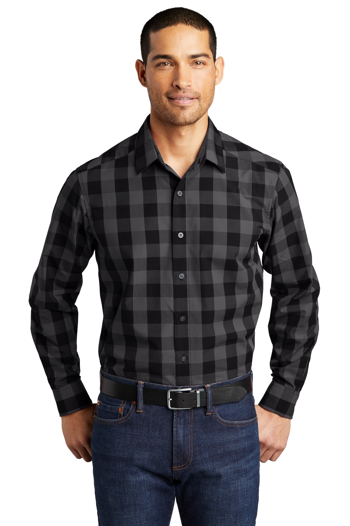 Port Authority Everyday Plaid Shirt. W670