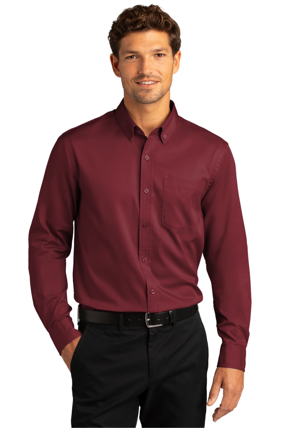 Port Authority Long Sleeve SuperPro React Twill Shirt....