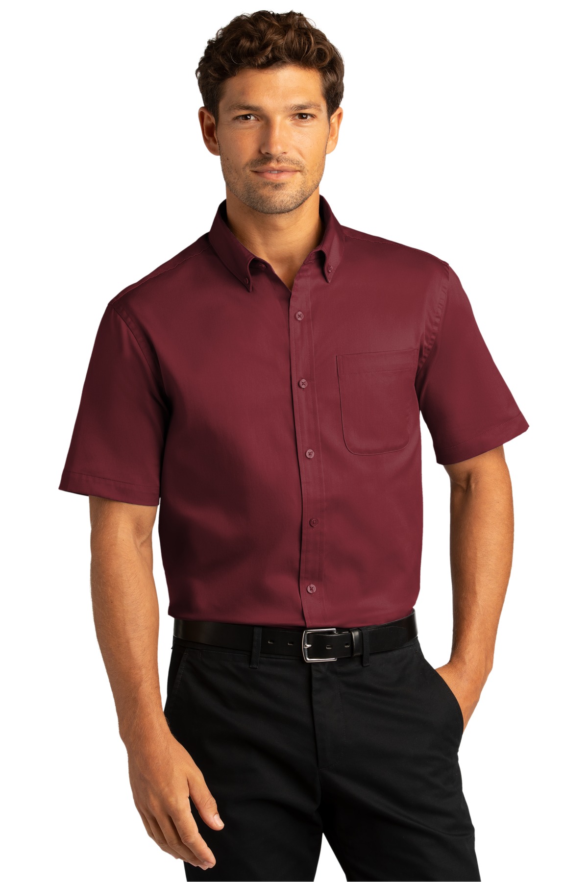 Port Authority Short Sleeve SuperPro React Twill Shirt....