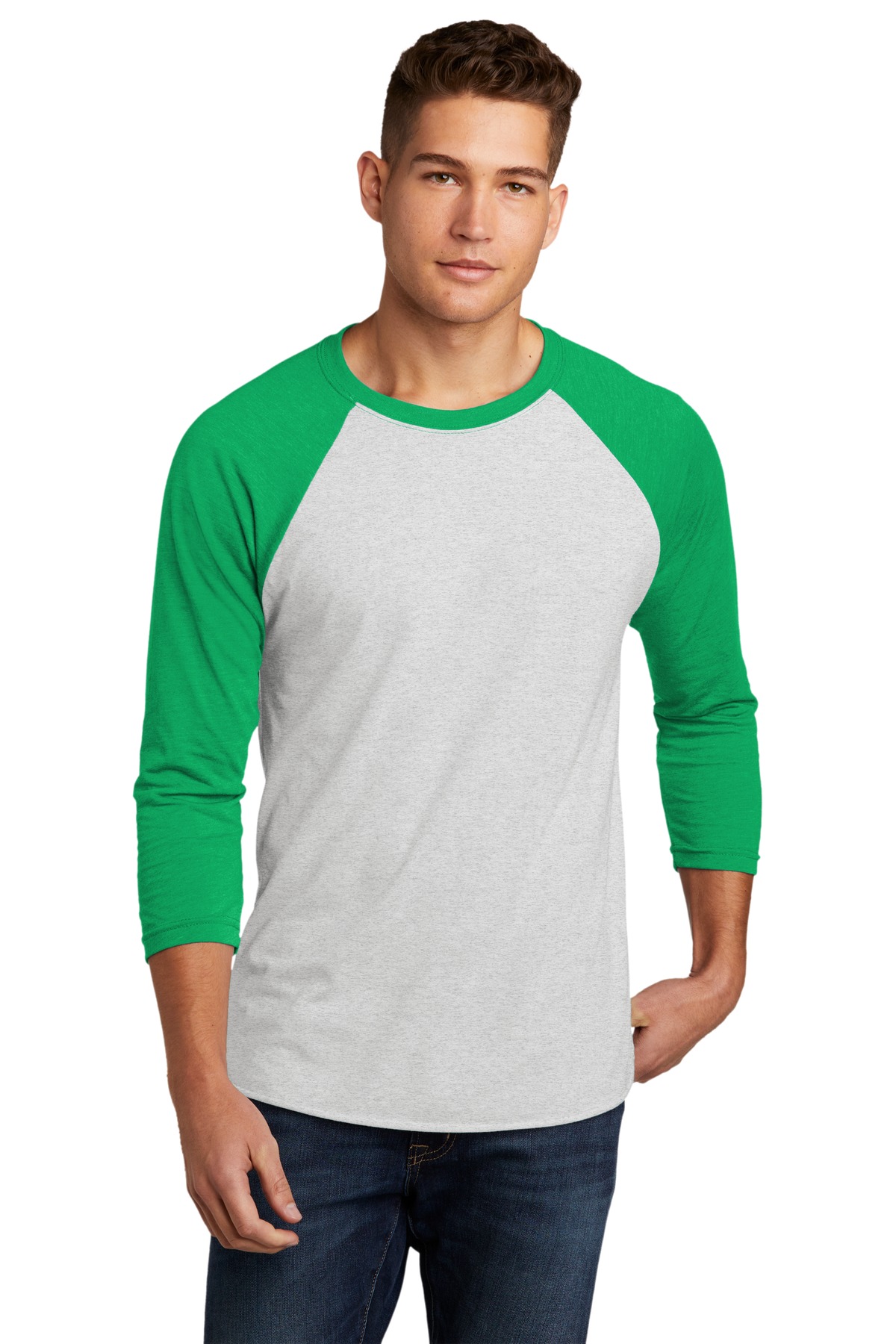 Next Level Apparel Unisex Tri-Blend 3/4-Sleeve Raglan...