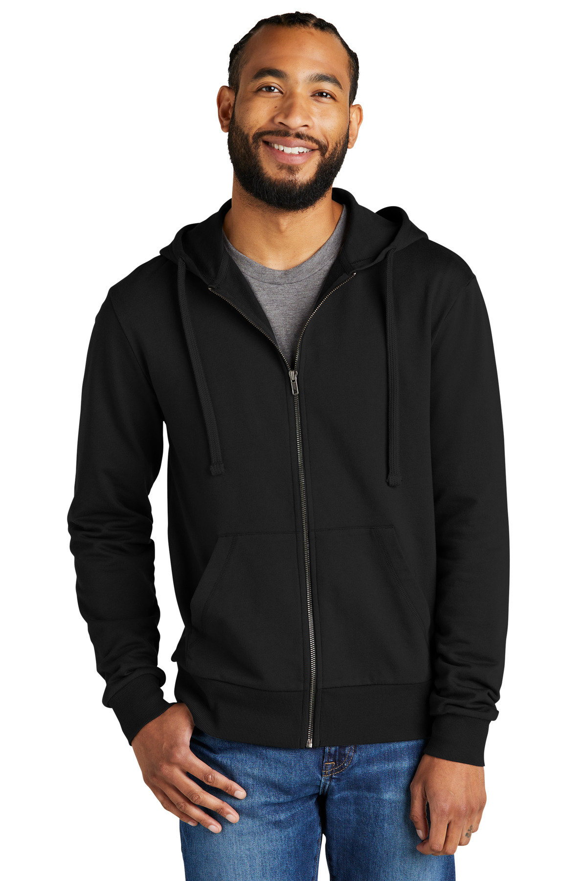 Allmade Unisex Organic French Terry Full-Zip Hoodie...