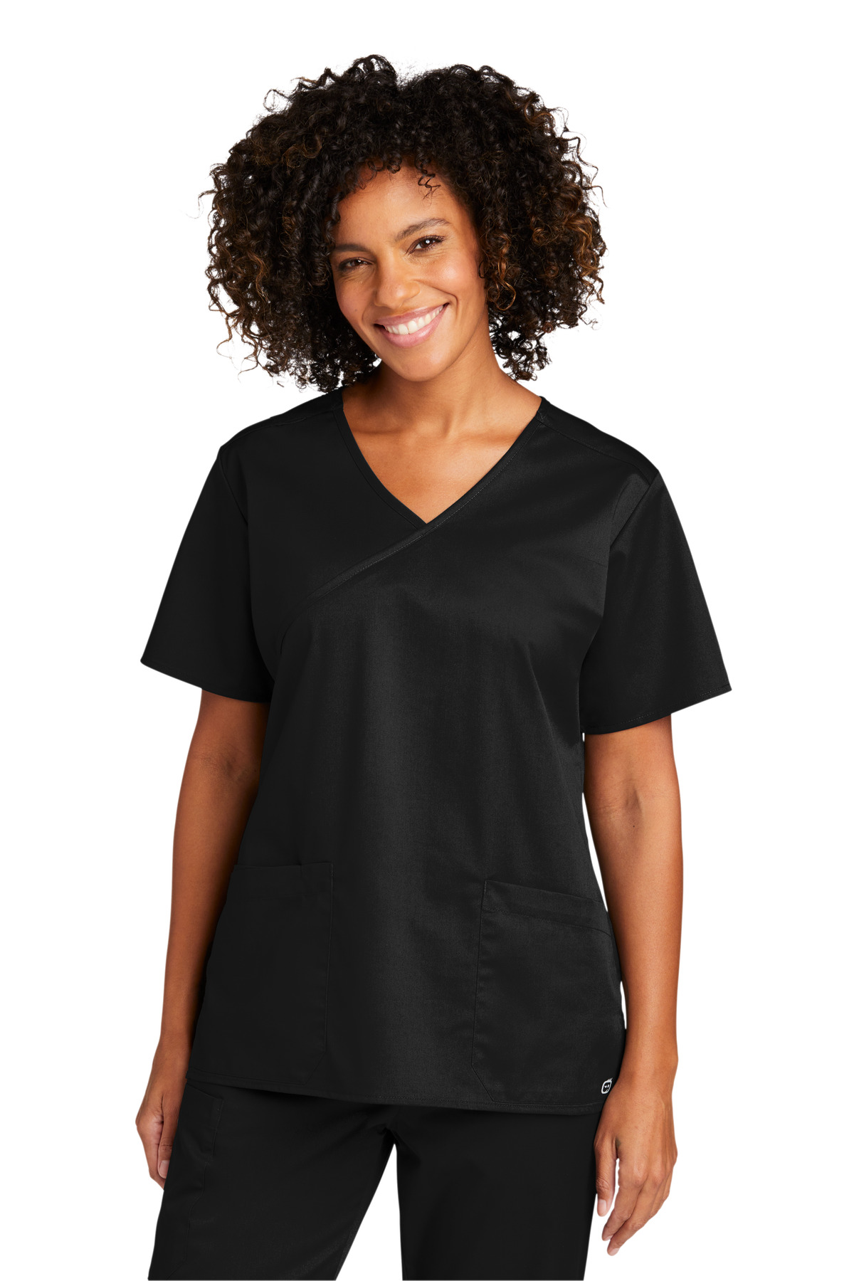 Wink Women's WorkFlex Mock Wrap Top WW4760