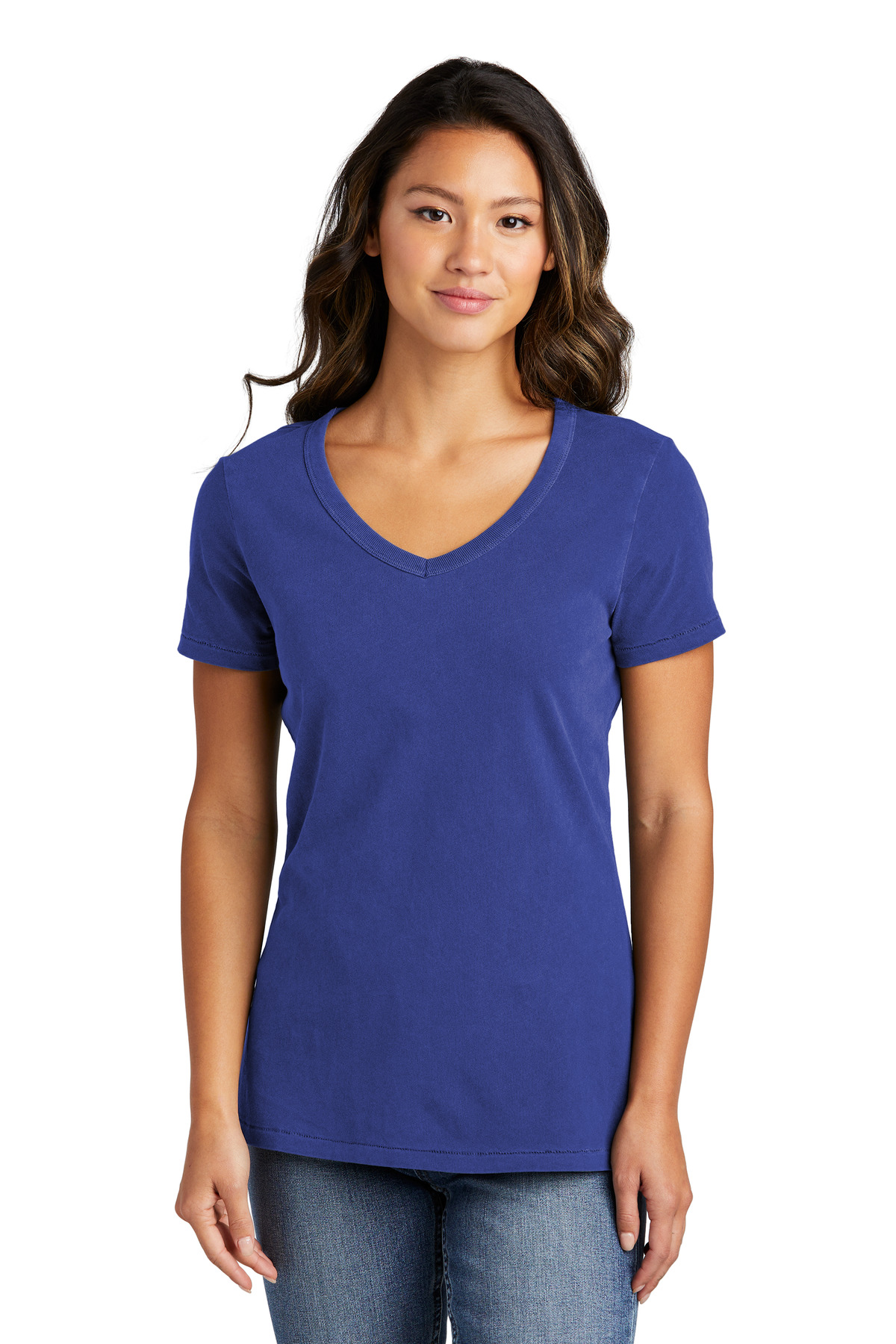Port & Company Ladies Beach Wash Garment-Dyed V-Neck...
