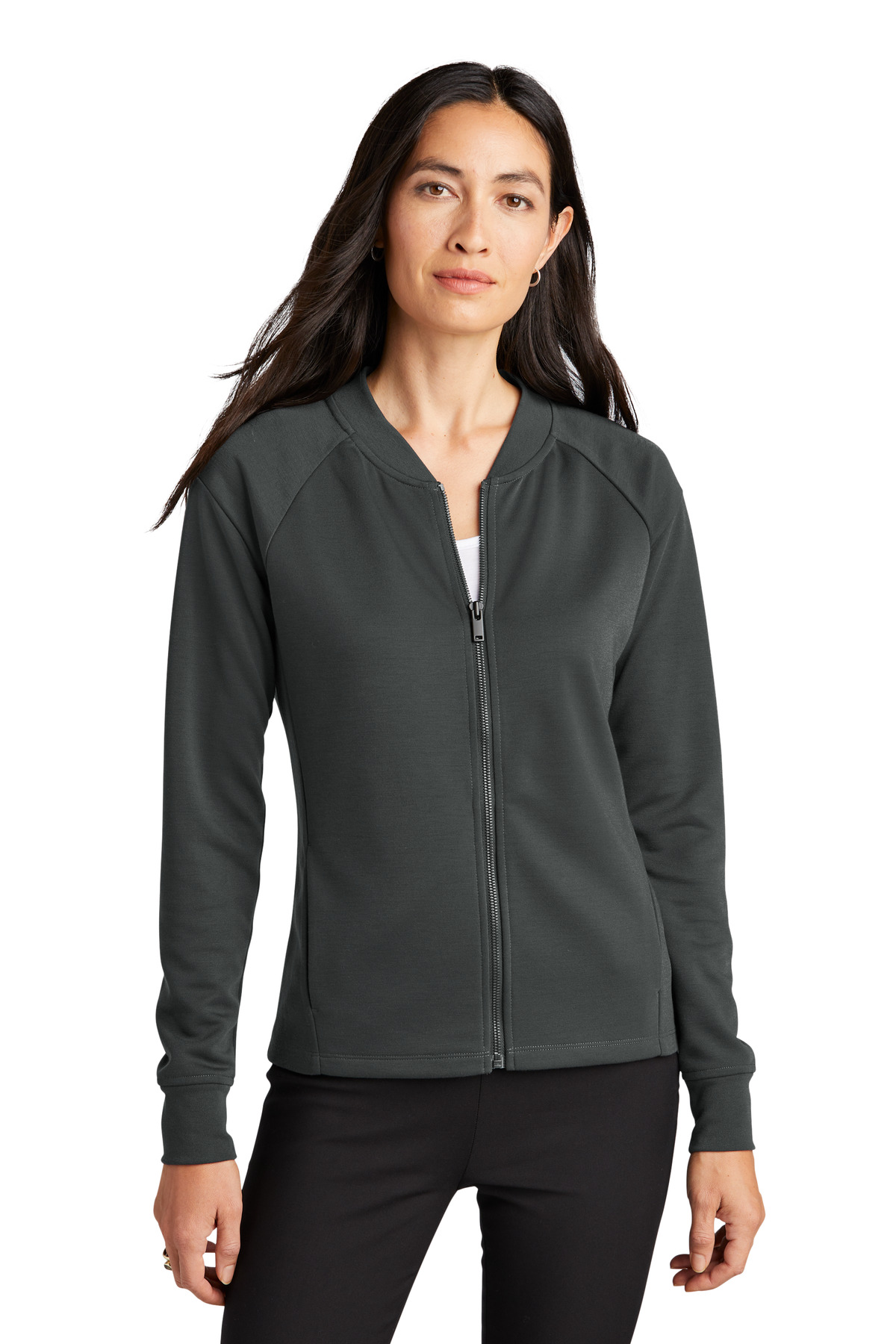 Mercer+Mettle Women's Double-Knit Bomber MM3001