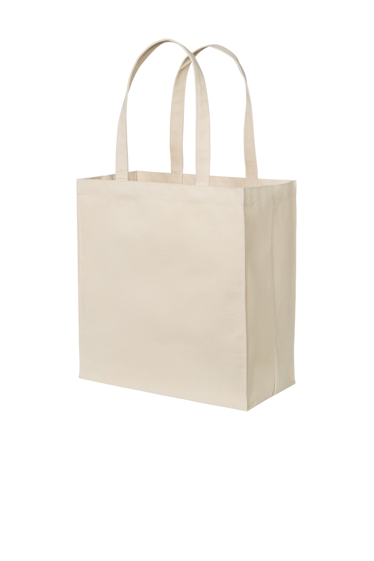 Port Authority Cotton Canvas Over-the-Shoulder Tote...