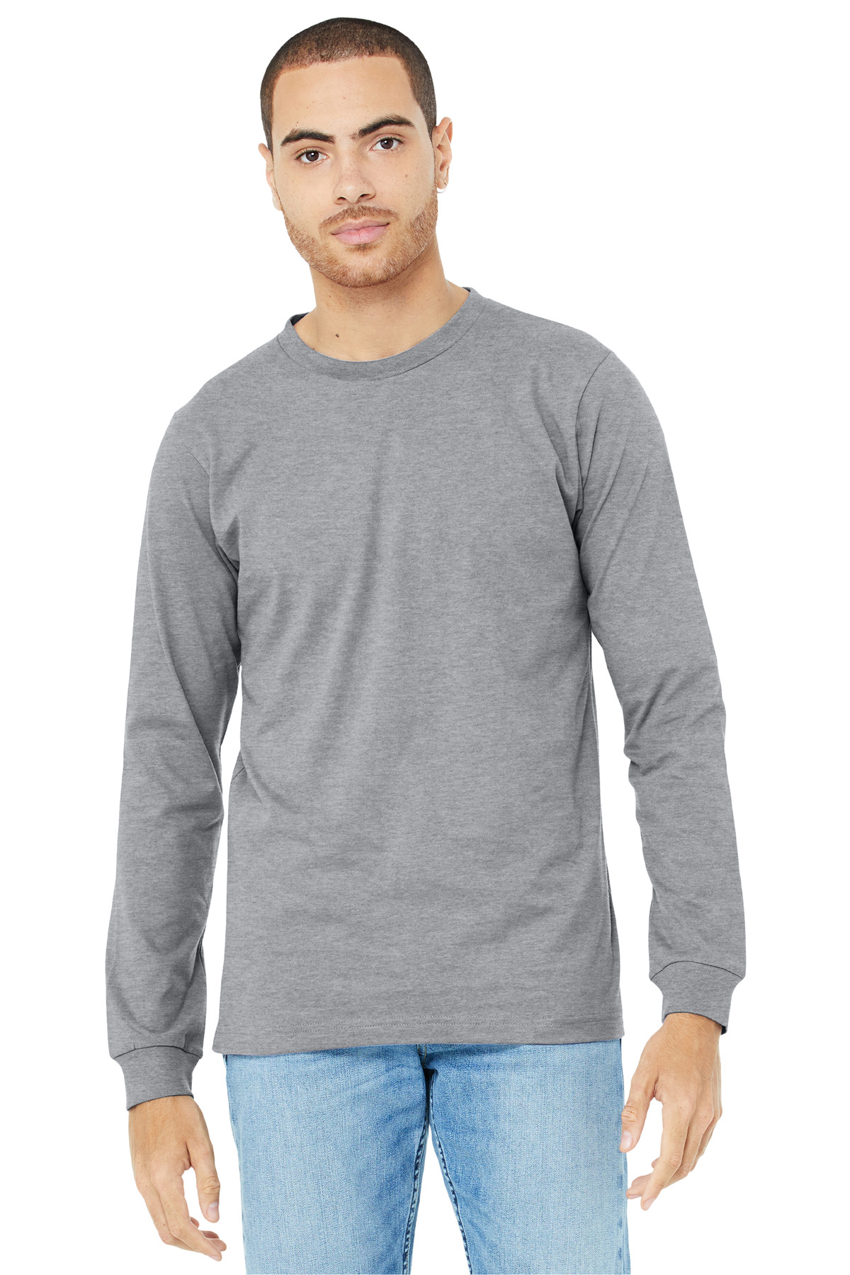 BELLA+CANVAS Unisex Heather CVC Long Sleeve Tee BC3501CVC