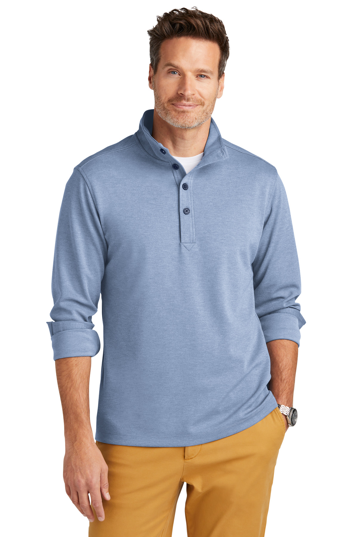 Brooks Brothers Mid-Layer Stretch 1/2-Button BB18202