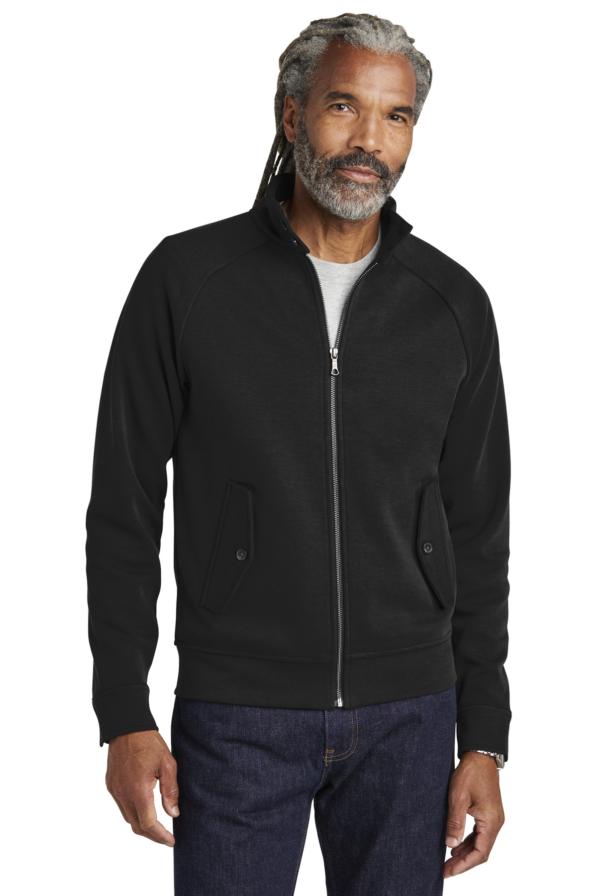 Brooks Brothers Double-Knit Full-Zip BB18210