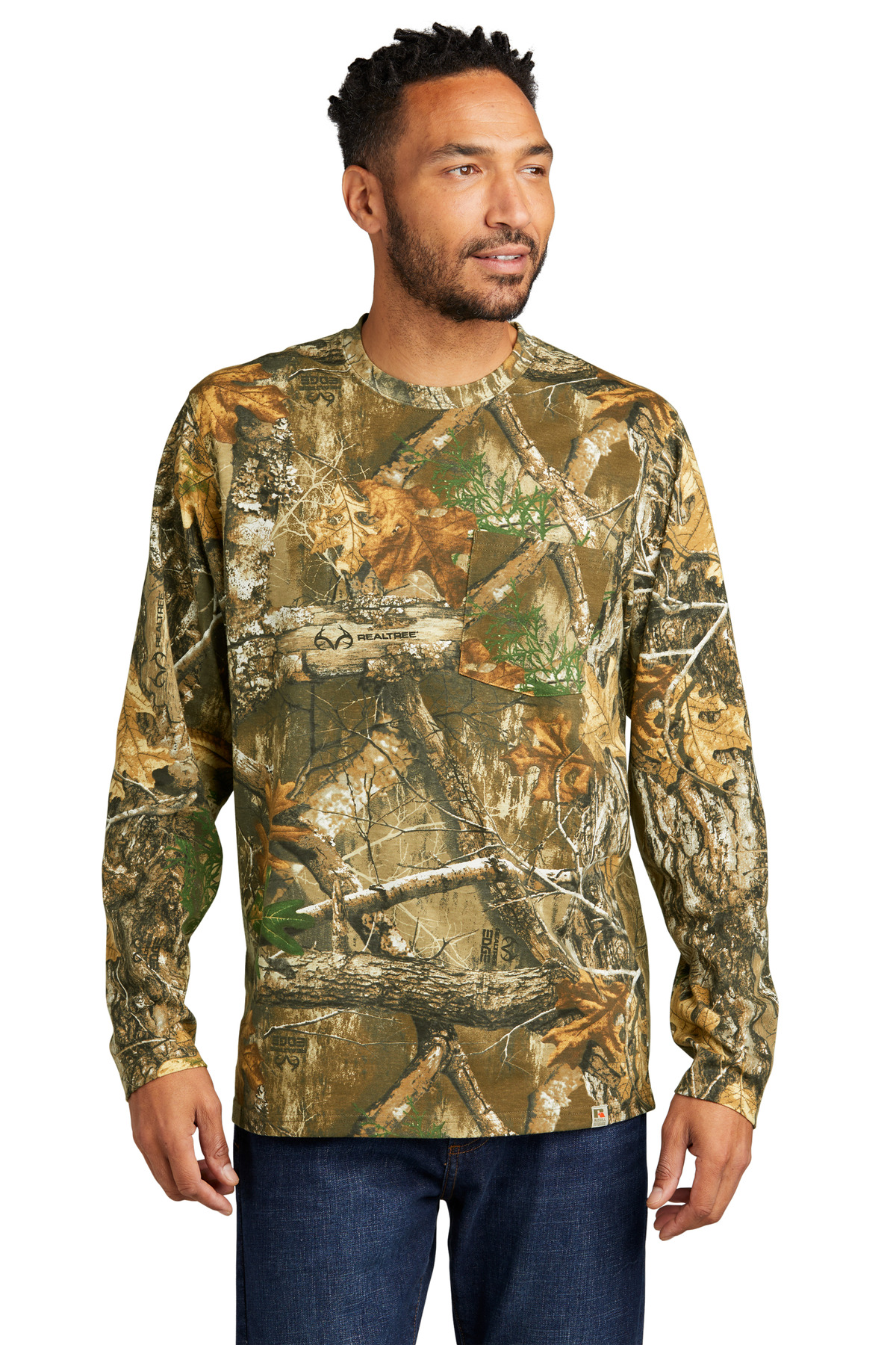 Russell Outdoors Realtree Long Sleeve Pocket Tee RU100LSP