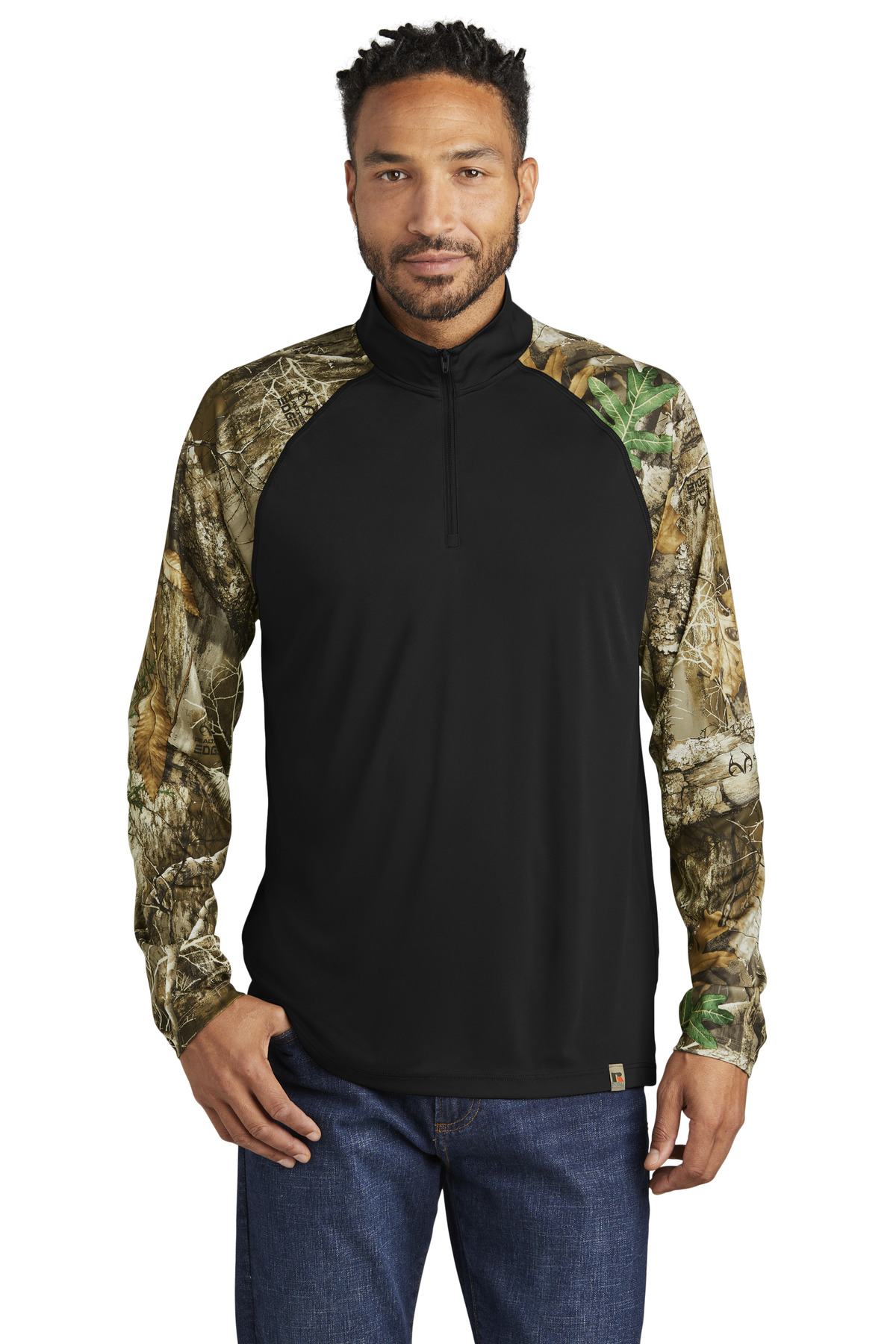 Russell Outdoors Realtree Colorblock Performance 1/4-Zip...