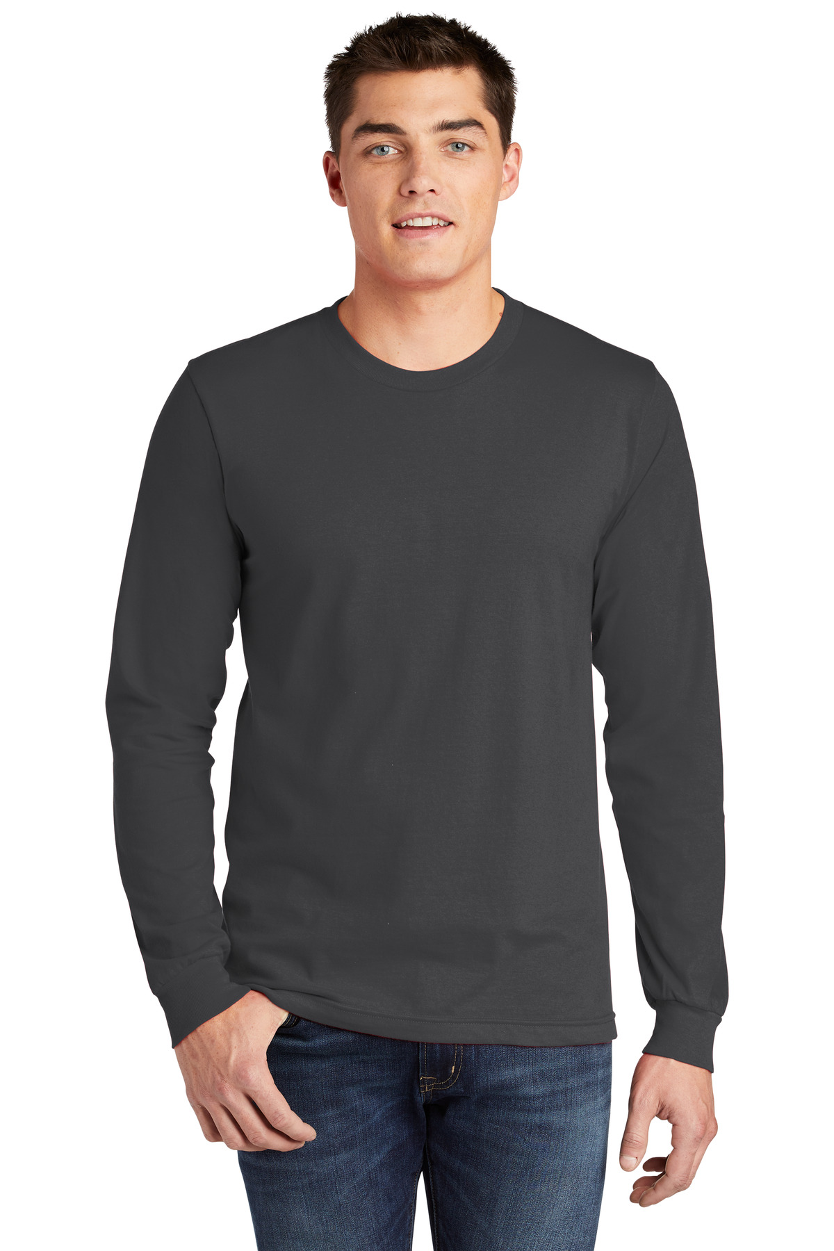 American Apparel Fine Jersey Unisex Long Sleeve T-Shirt...