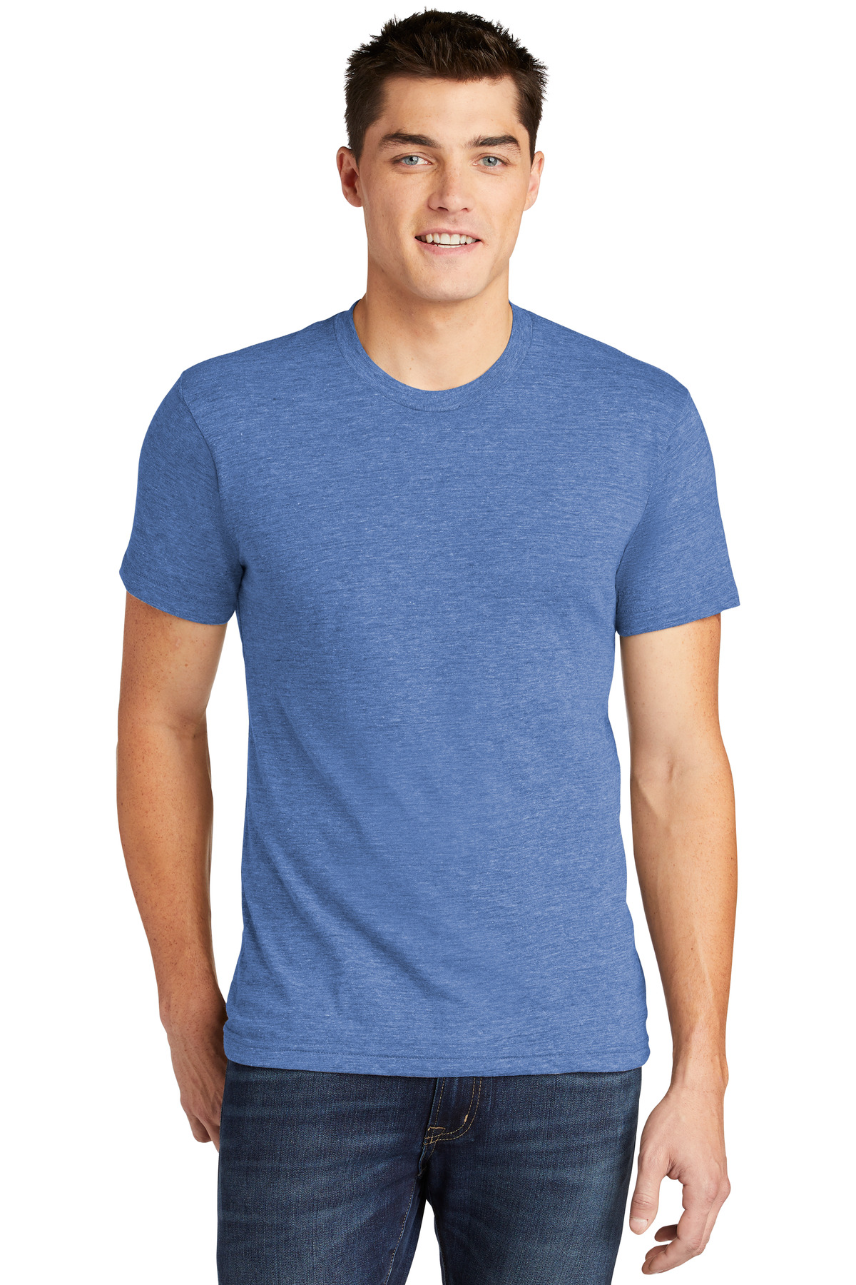 American Apparel Tri-Blend Short Sleeve Track T-Shirt...