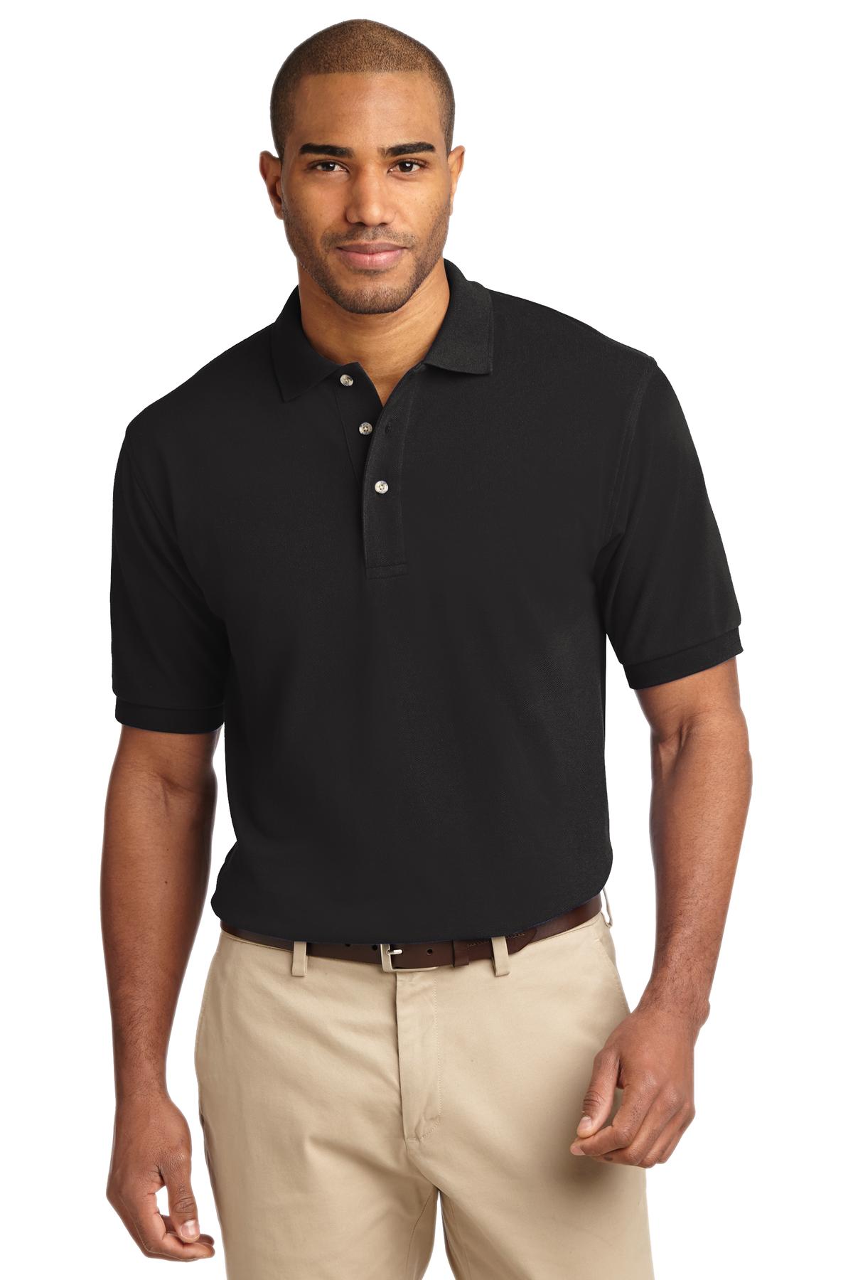 Port Authority Tall Heavyweight Cotton Pique Polo....