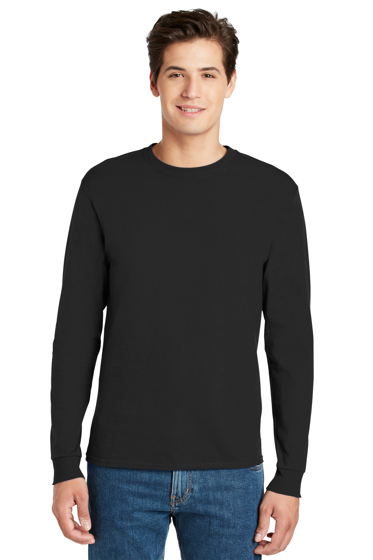 Hanes - Authentic 100% Cotton Long Sleeve T-Shirt....