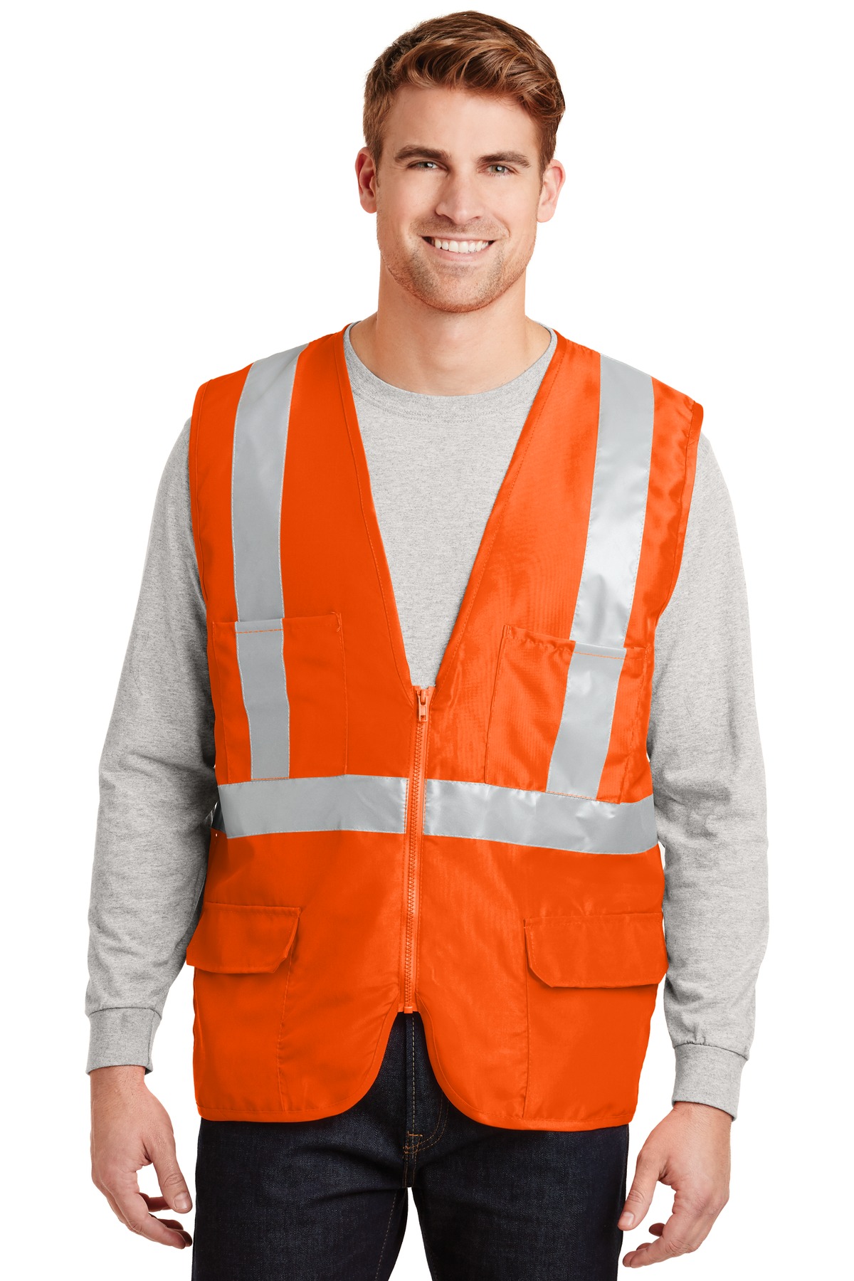CornerStone - ANSI 107 Class 2 Mesh Back Safety Vest....