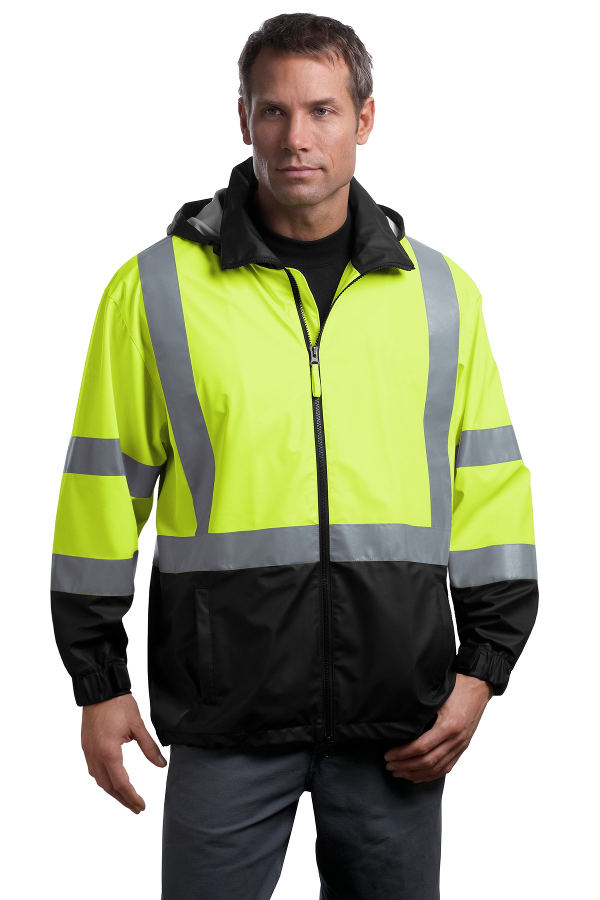 CornerStone - ANSI 107 Class 3 Safety Windbreaker....