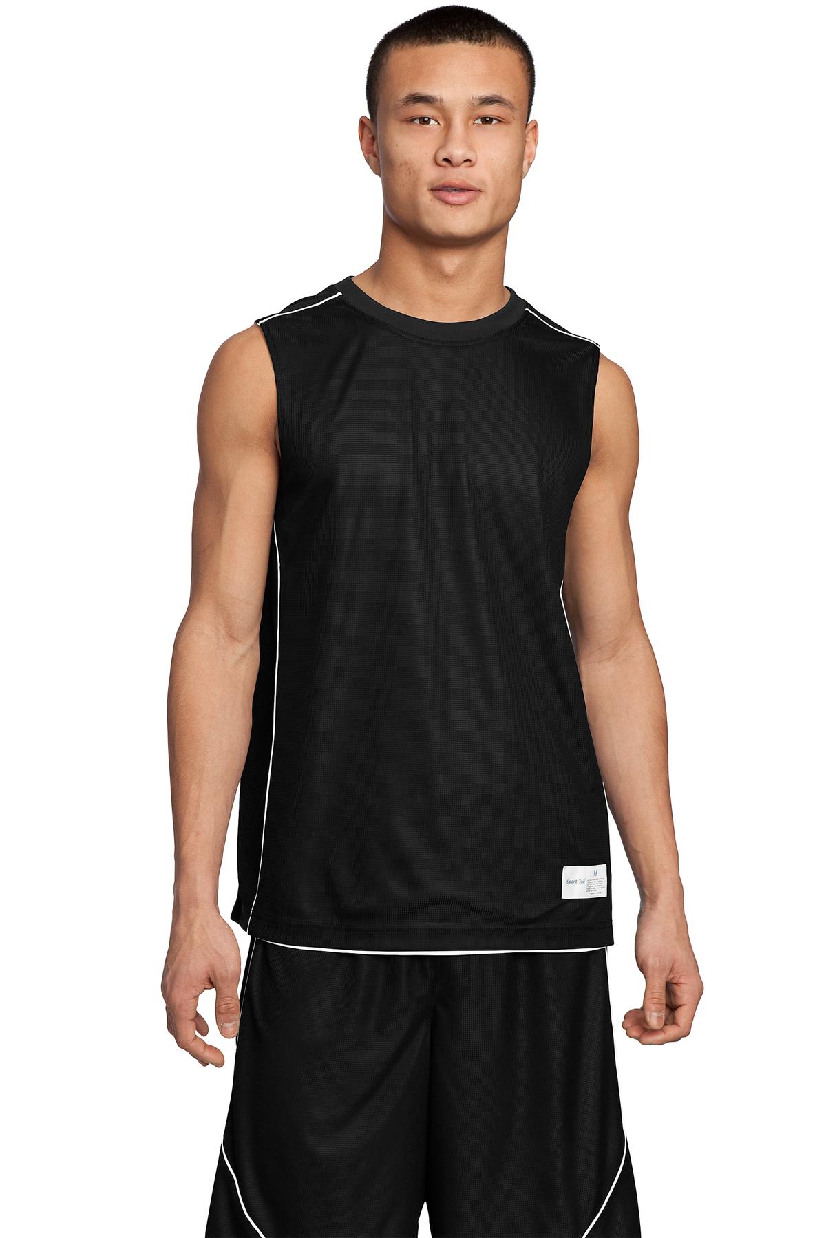 Sport-Tek PosiCharge Mesh Reversible Sleeveless Tee....