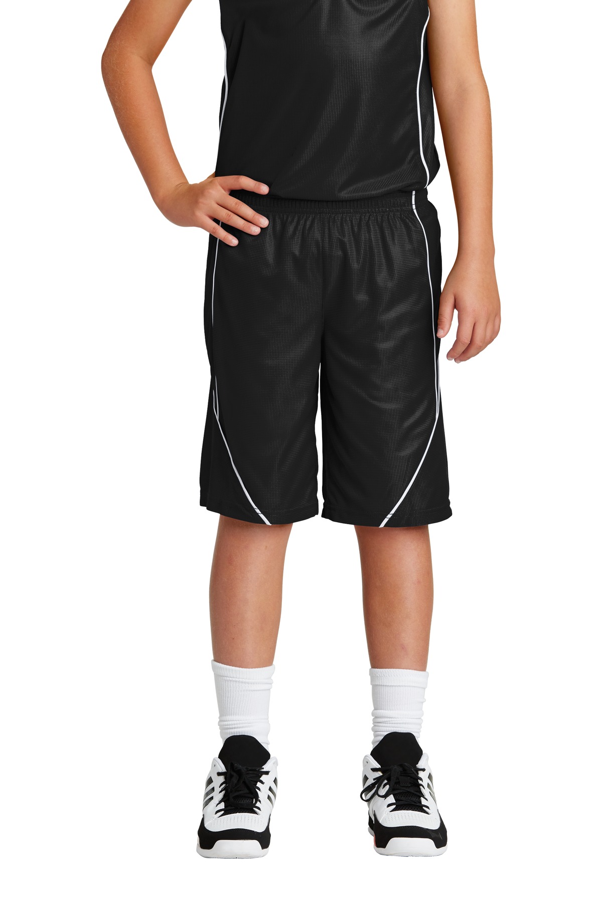 Sport-Tek Youth PosiCharge Mesh Reversible Spliced...