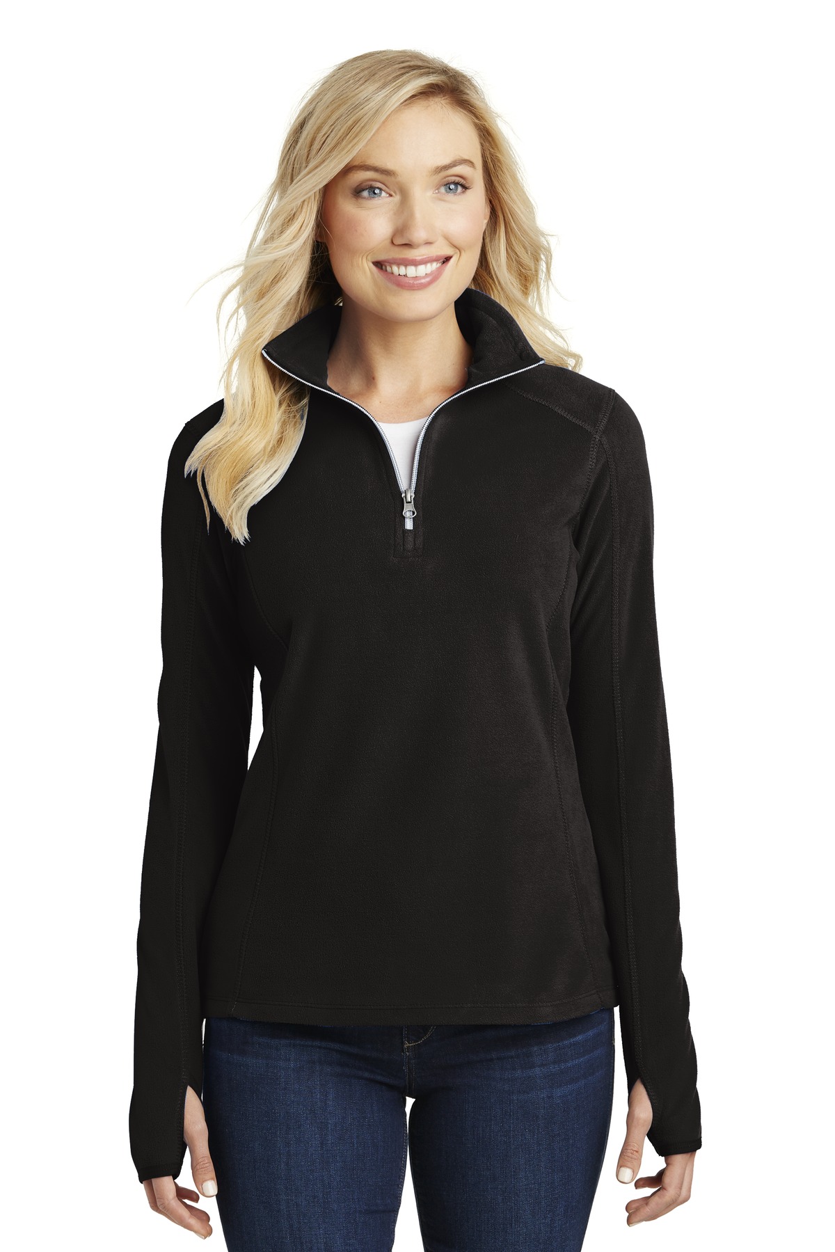 Port Authority Ladies Microfleece 1/2-Zip Pullover....