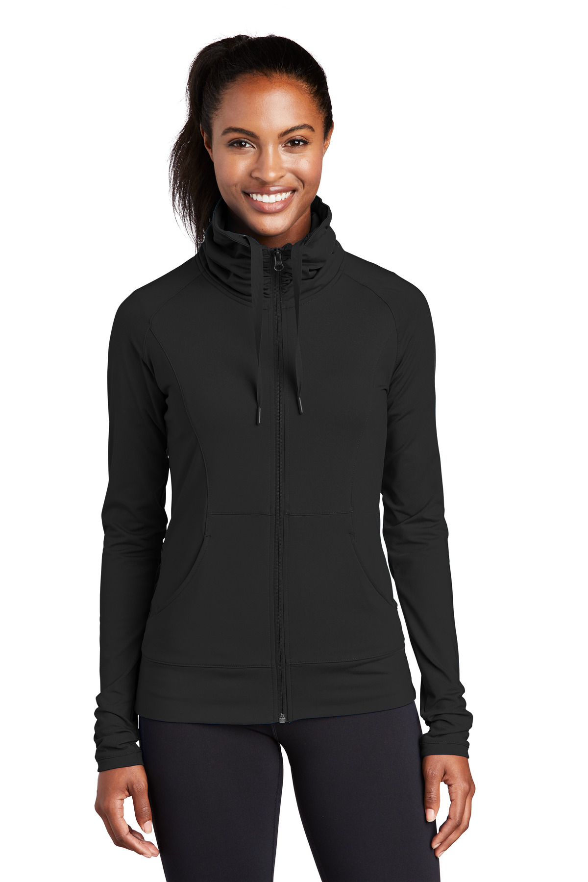 Sport-Tek Ladies Sport-Wick Stretch Full-Zip Jacket....