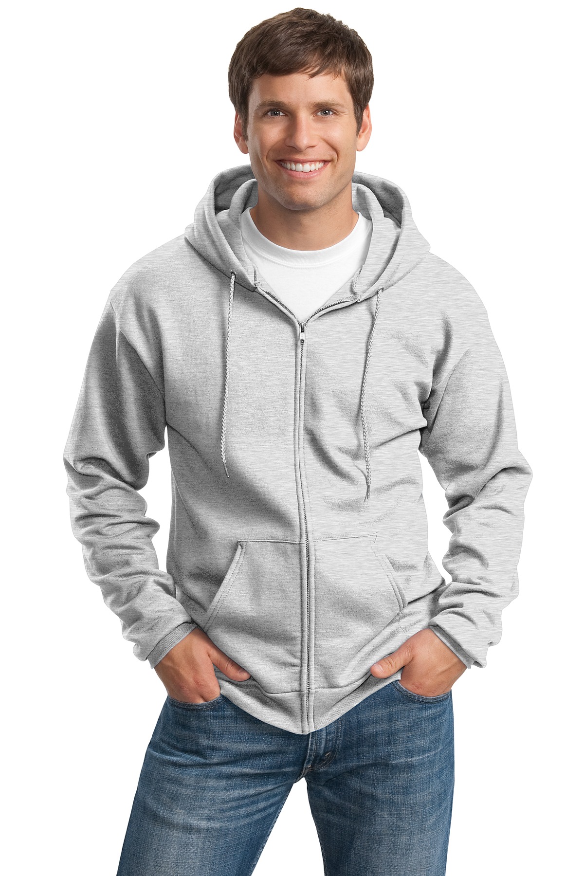 Port & Company Tall Essential Fleece Full-Zip Hooded...