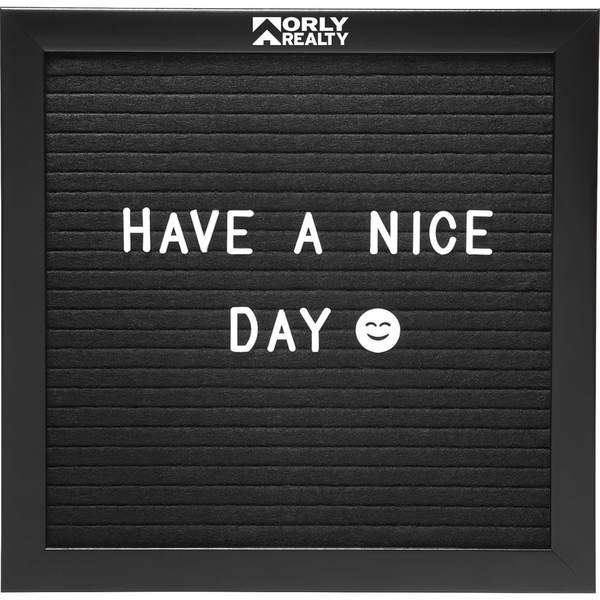 Felt Board with Letters