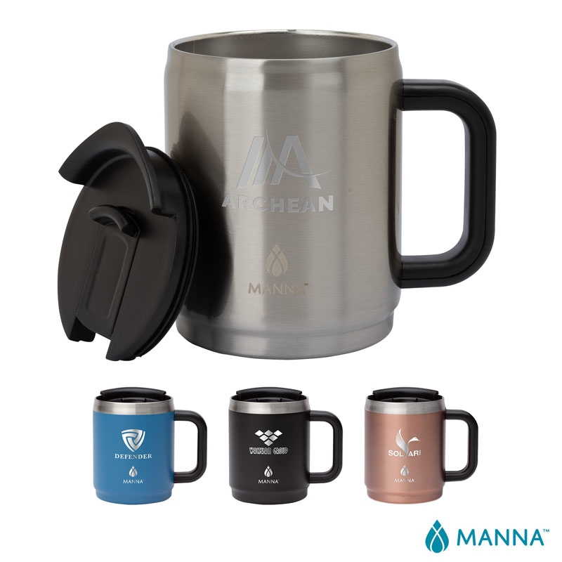 Manna™ 14 oz. Boulder Stainless Steel Camping Mug w/...