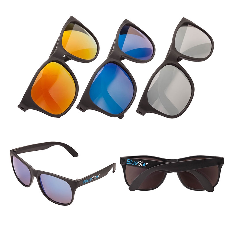 Sharp Mirrored Sunglasses
