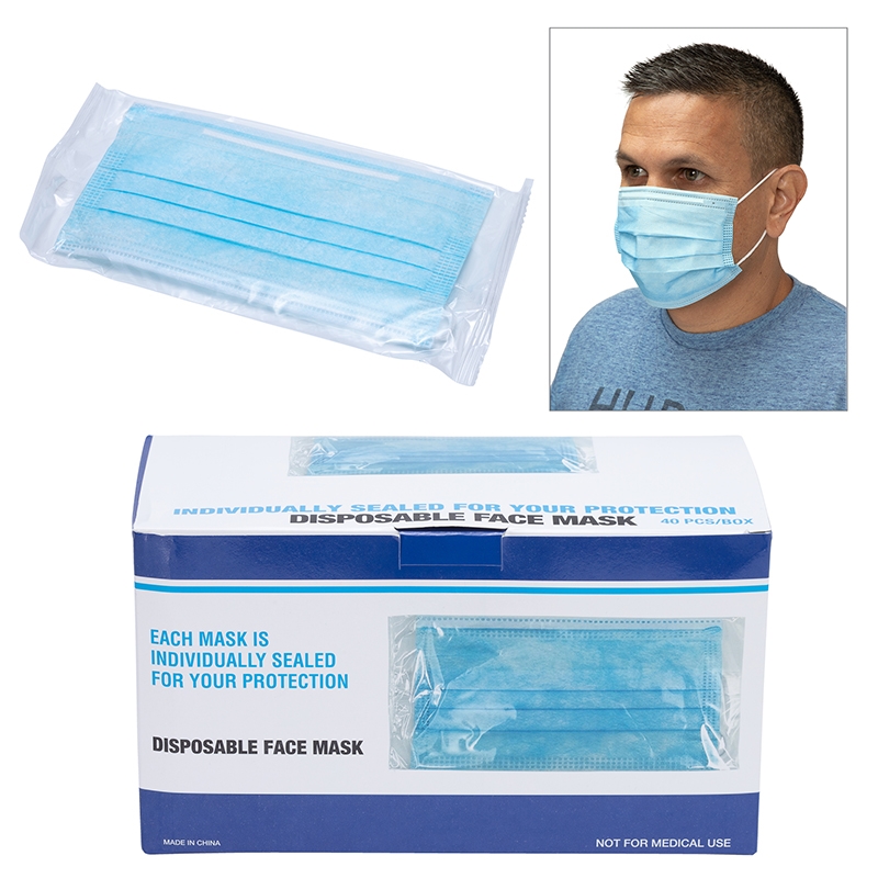 Shield II Box of 40pcs Individually Bagged Disposable...