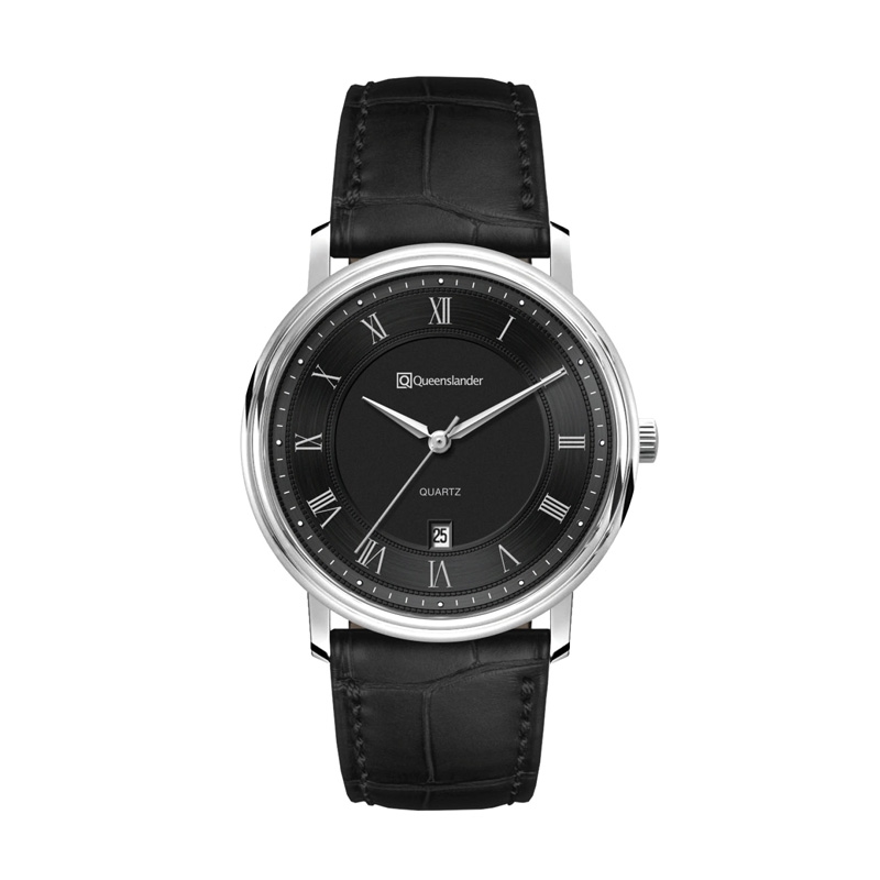 40MM, SS, SILVER CASE, 3-HAND MVT, DTE