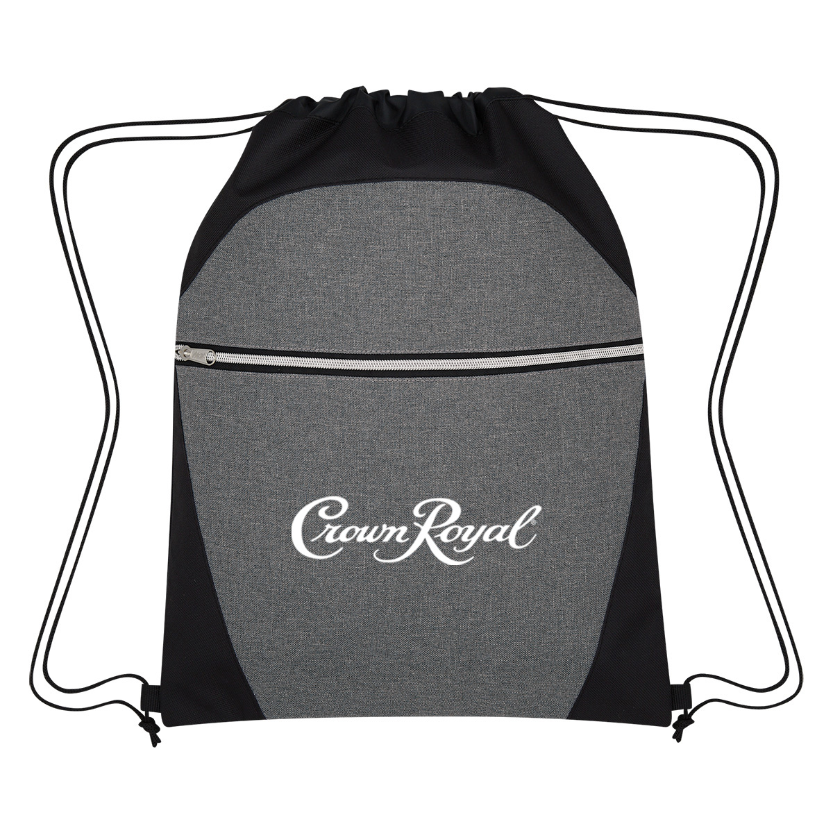 Heathered Two-Tone Drawstring Sports Pack