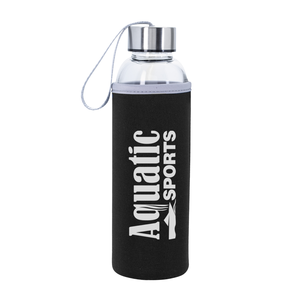 18 Oz. Aqua Pure Glass Bottle