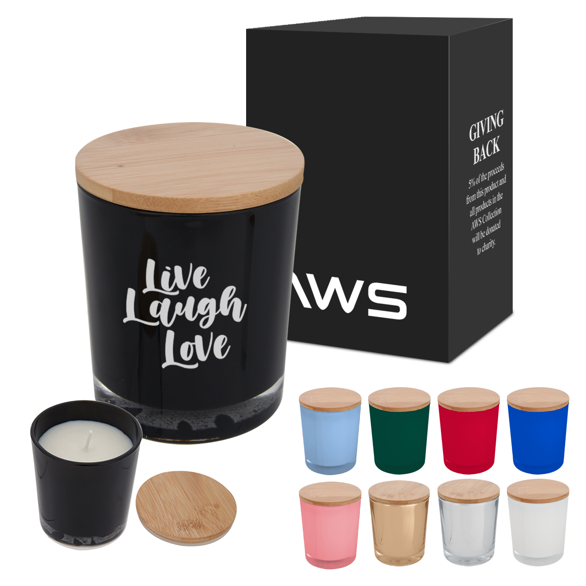 AWS Bamboo Soy Candle
