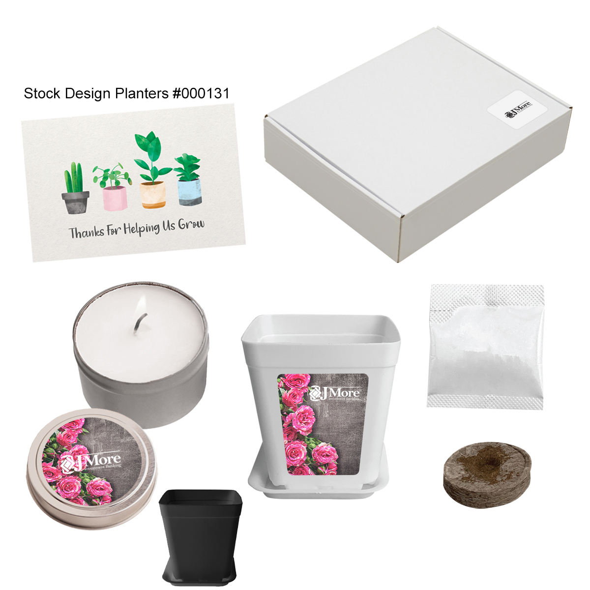 DIY Planter And Candle Gift Set
