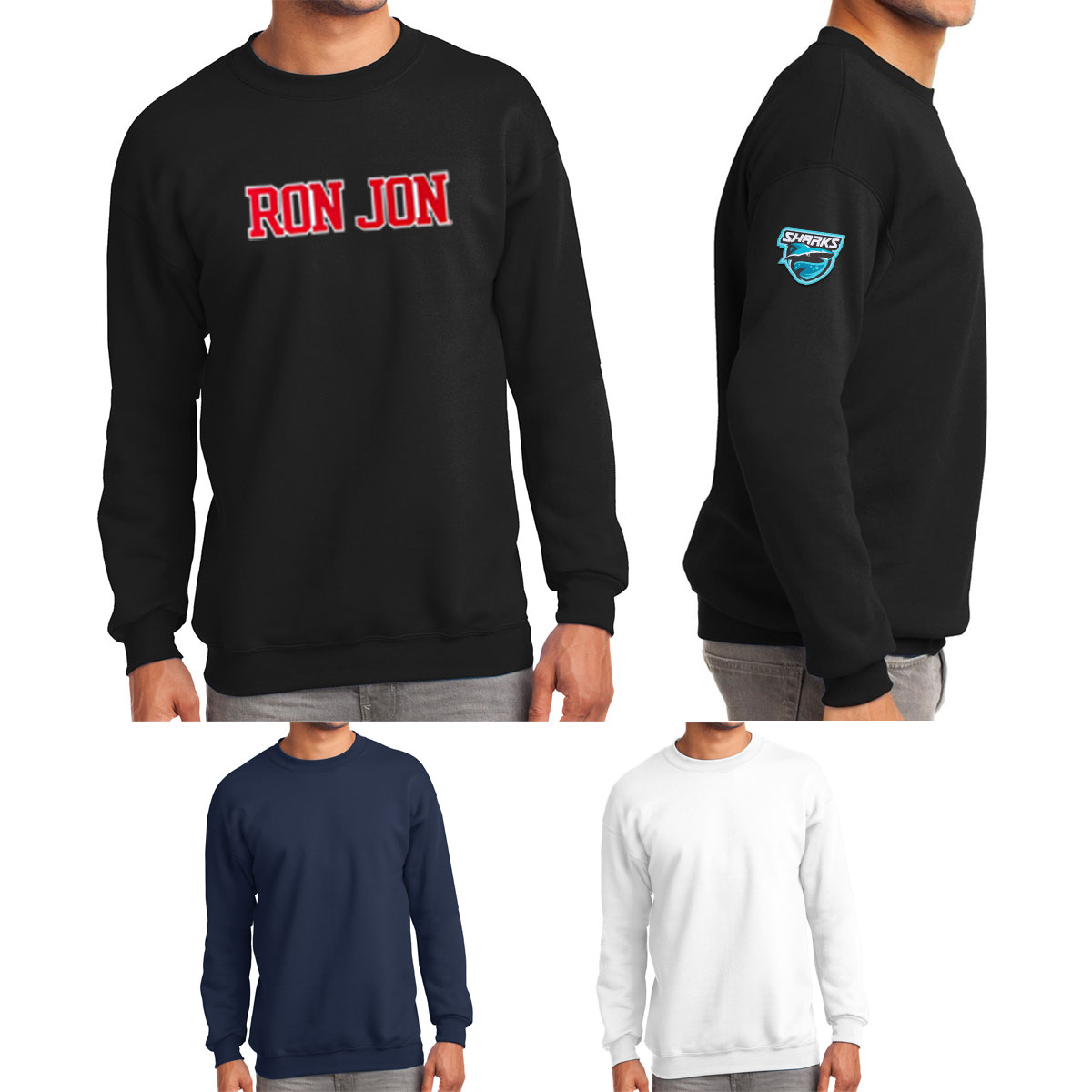 Port & Company® Essential Fleece Crewneck Sweatshirt...