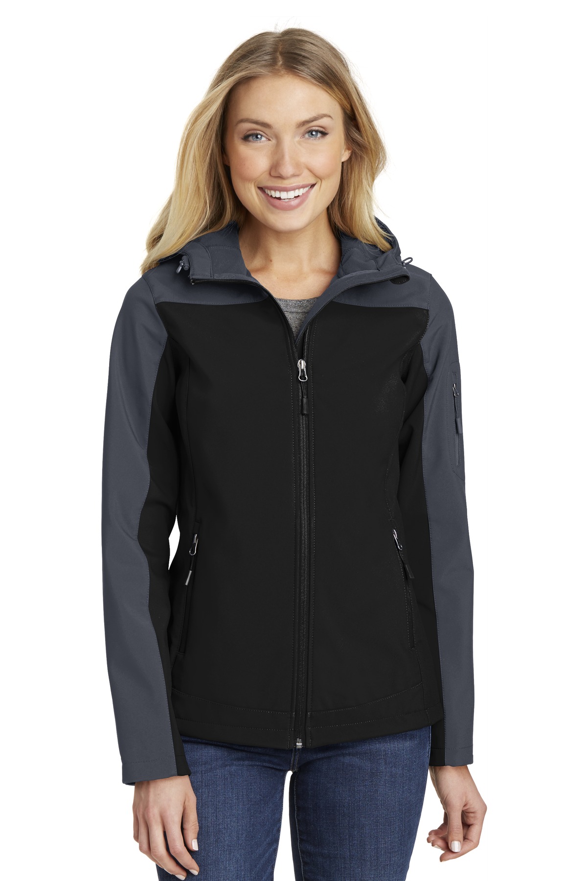 Port Authority Ladies Hooded Core Soft Shell Jacket....