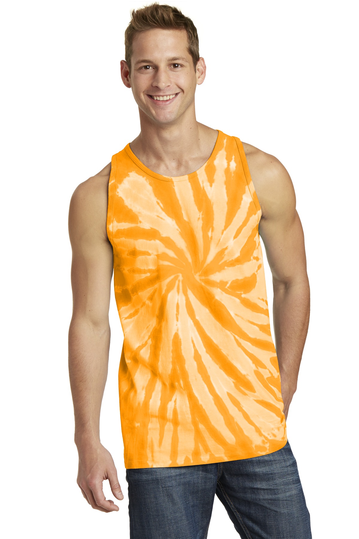 Port & Company Tie-Dye Tank Top. PC147TT